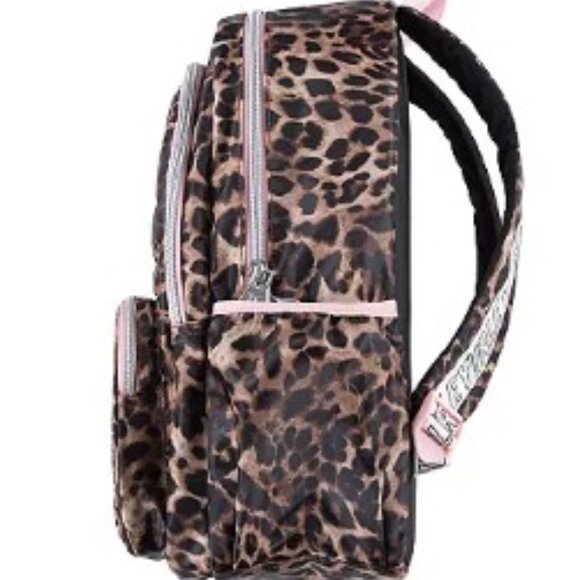 HURLEY Sequins Leopard Backpack NWT main image 6